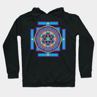 Metatron's Cube Merkaba Mandala Hoodie